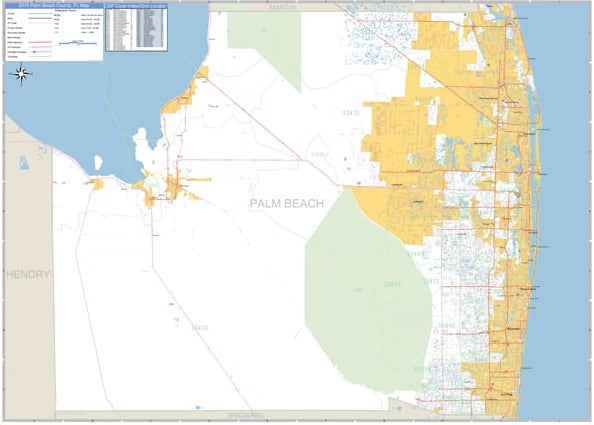 Palm Beach County ARES Map